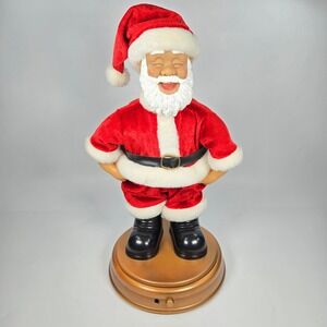 Vintage Gemmy Animated Mooning Santa Pulls Pants Down Christmas Figure Rotating
